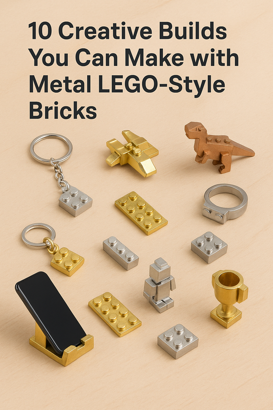 10 Creative Build Ideas You Can Make with Metal LEGO-Style Bricks