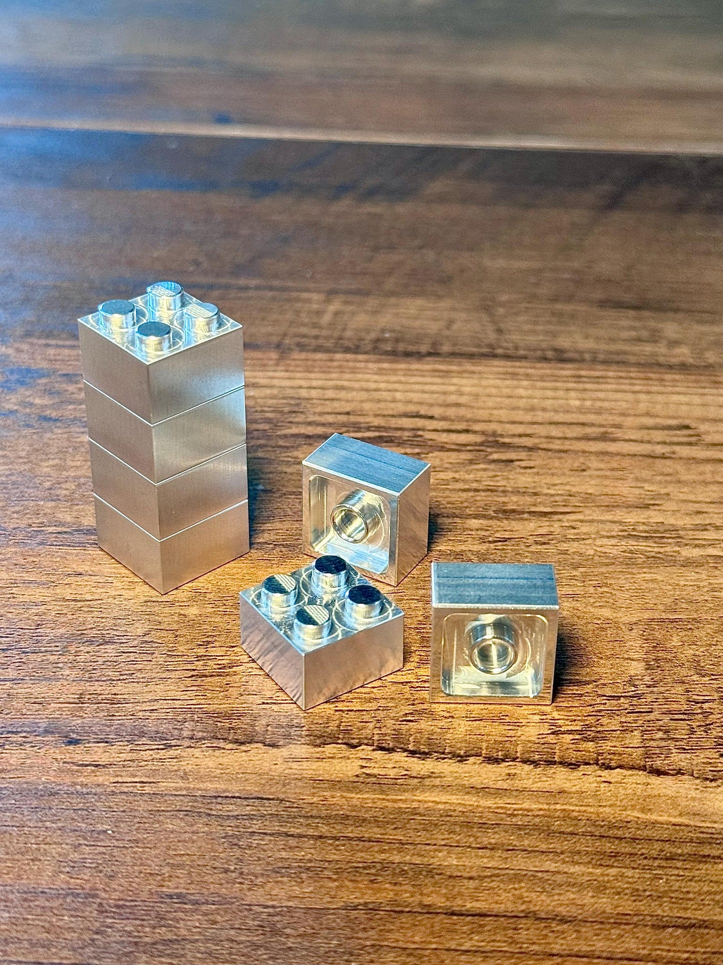 Aluminum Metal Brick - 2X2