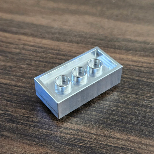Aluminum Metal Brick 2X4