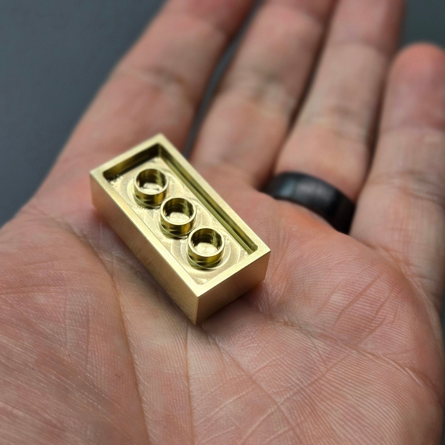 Brass Metal Brick - 2X4