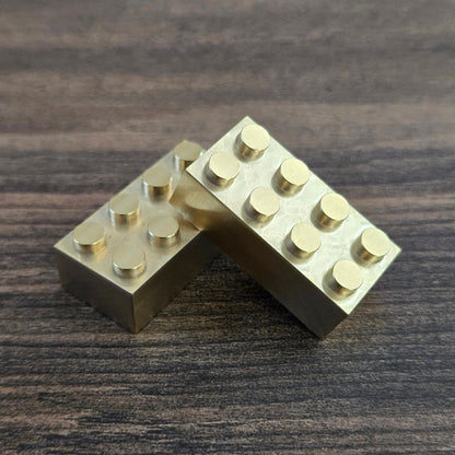 Brass Metal Brick - 2X4