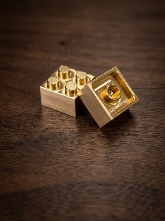 The Solid Brass Billet – 2x2 Micro