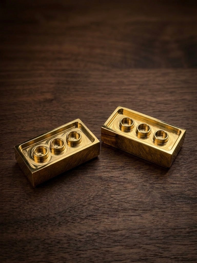 The Solid Brass Billet – 2x4 Edition