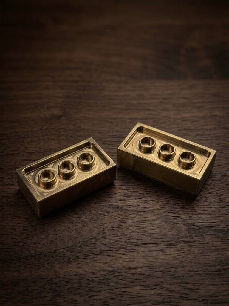 The Solid Brass Billet – 2x4 Edition
