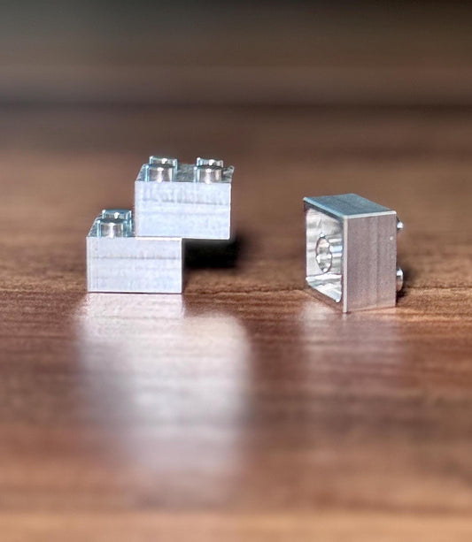 Aluminum Metal Brick - 2X2